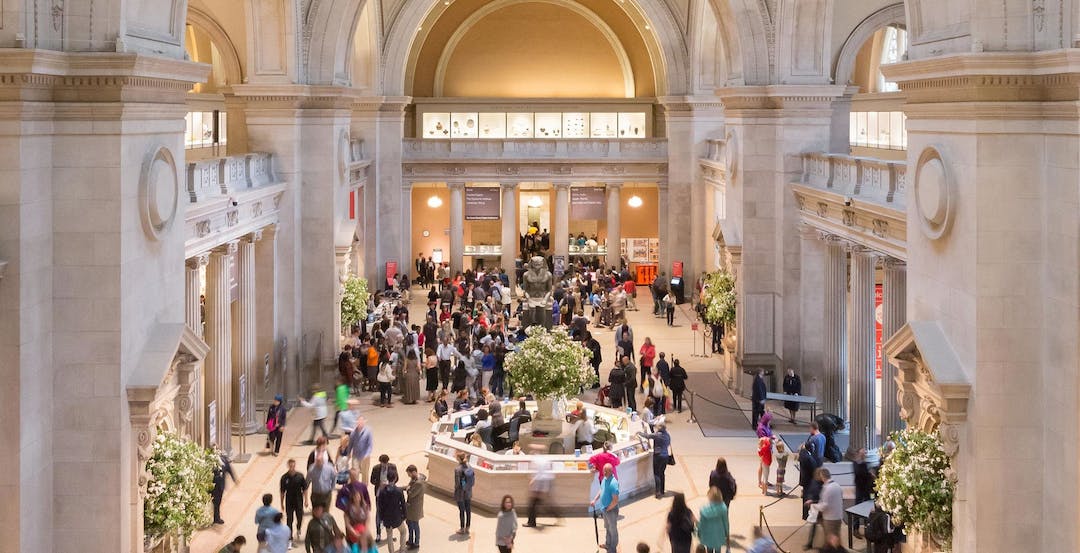 View of The Met Fifth Avenue Great Hall